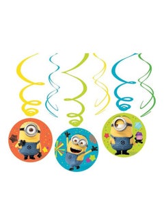 Riethmuller 3-Piece Despicable Me Swirl Decorations Birthday Theme Party Supplies 