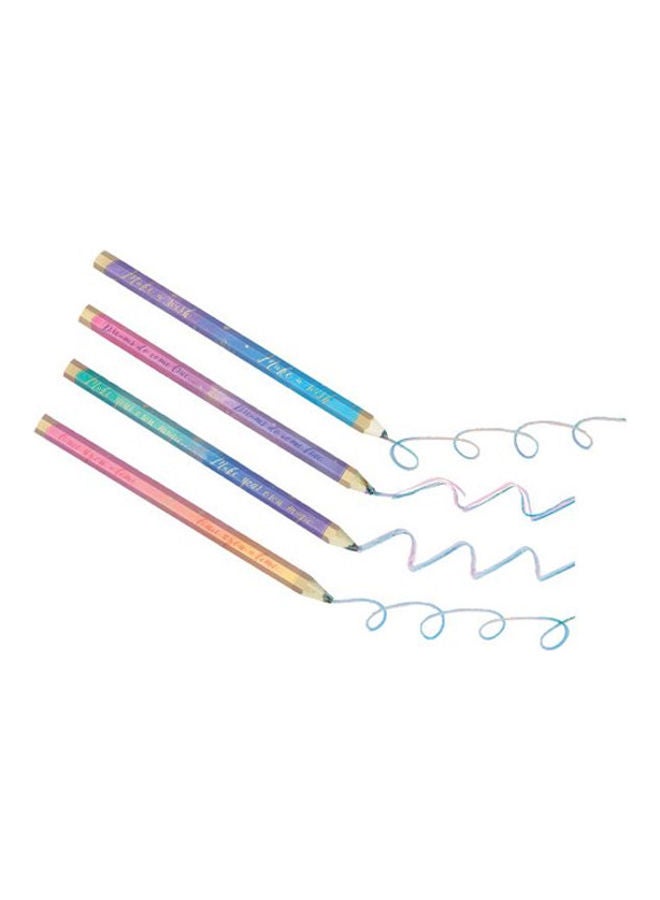 أمسكان 4-Piece Disney Princess Once Upon A Time Multicolor Pencils