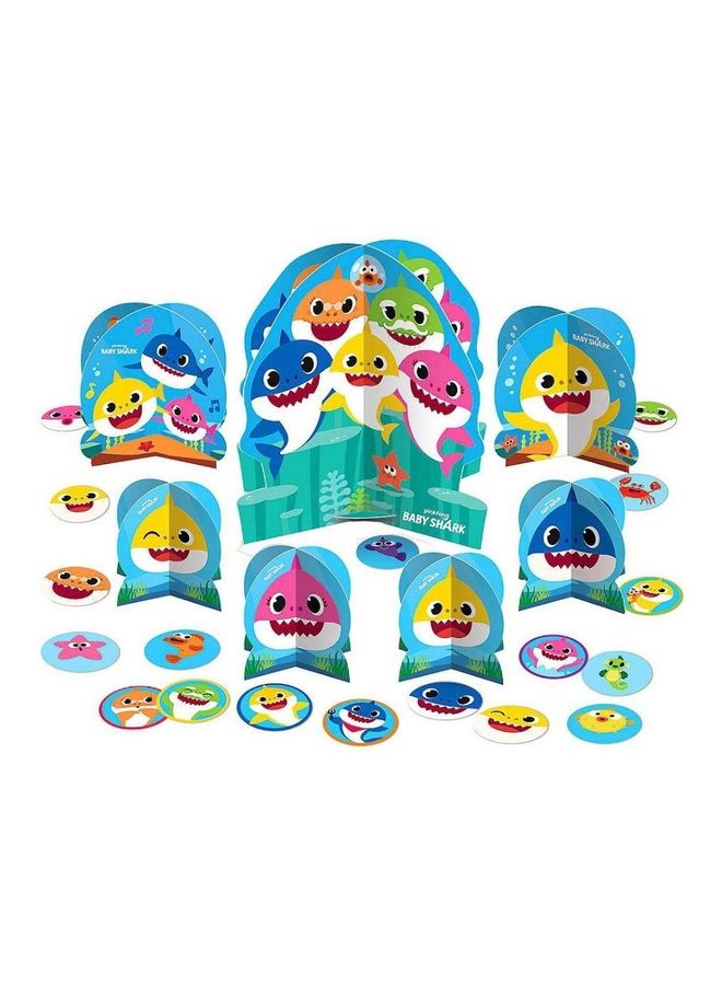 Amscan Baby Shark Centerpiece Table Decorating Kit Birthday Theme Party Supplies