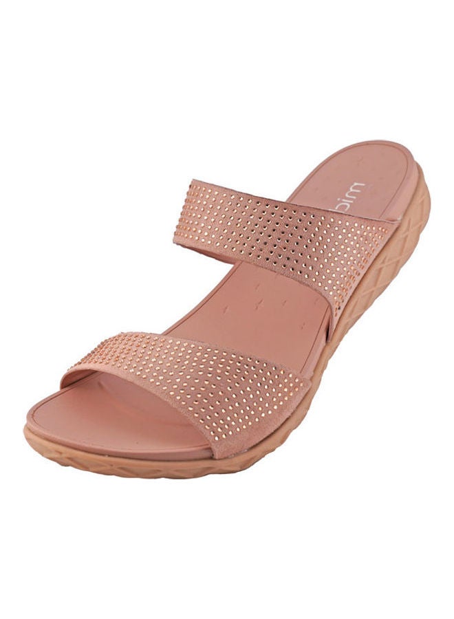 Michelle Morgan Slip-On Flat Sandals Pink - Image 3