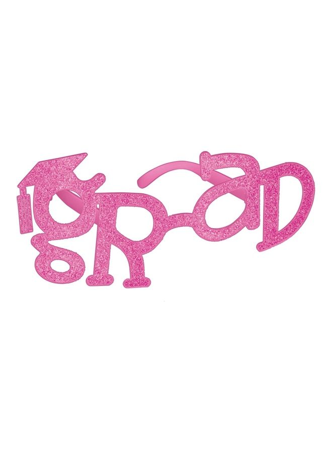 أمسكان نظارة لامعة مصنوعة من البلاستيك بتصميم مناسب للتخرج