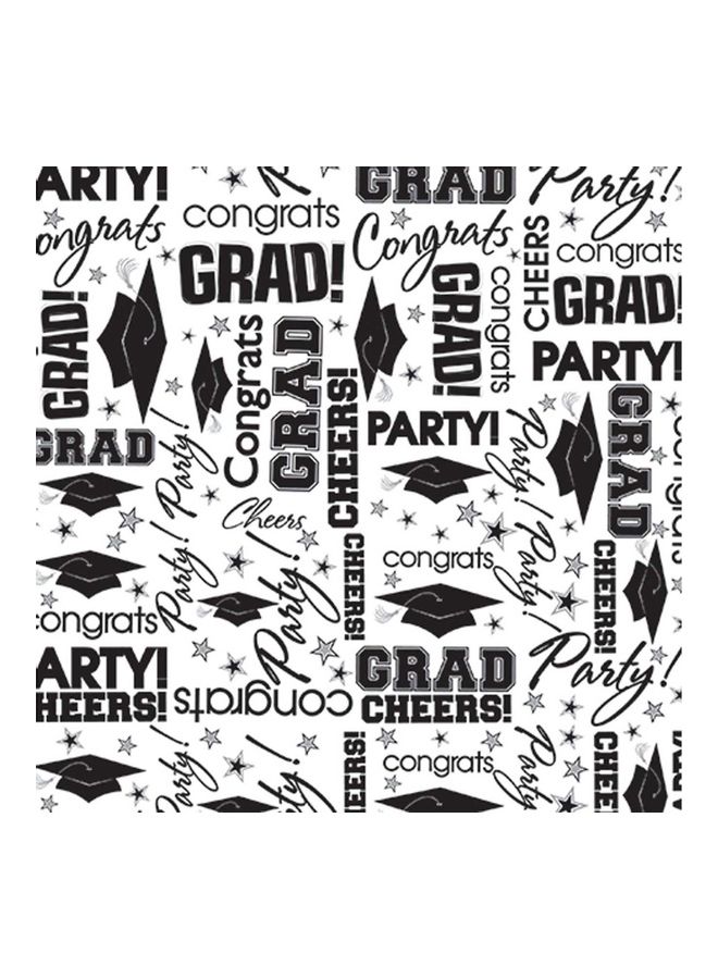 Amscan 8-Piece Graduation Themed Wrapping Tissue Paper