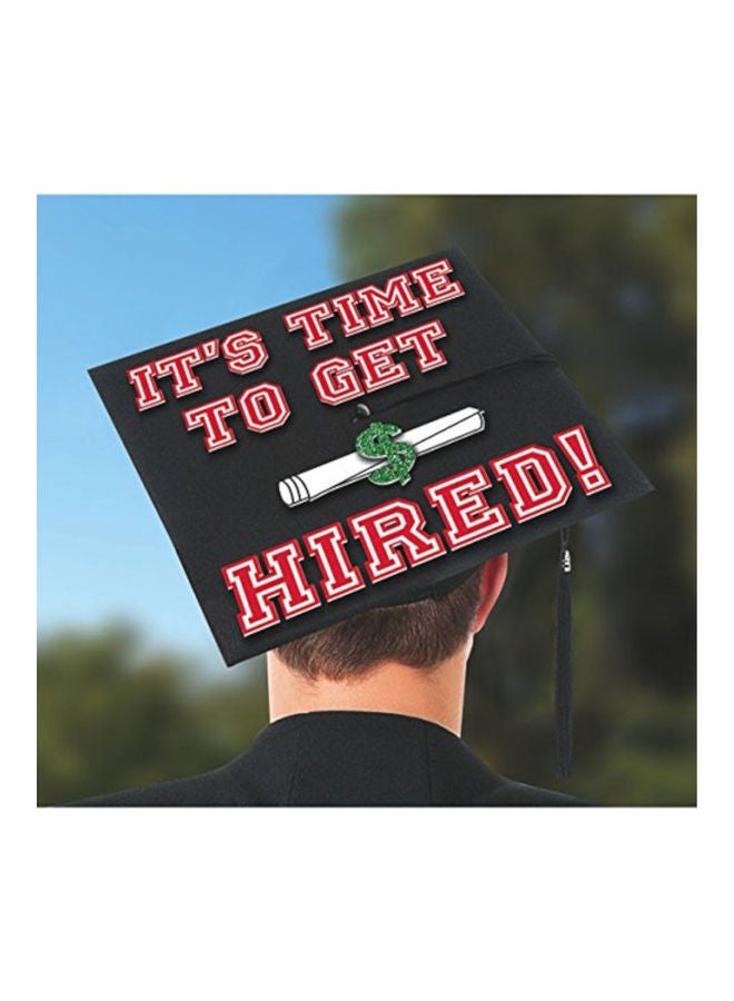 أمسكان طقم قبعات تخرج للزينة