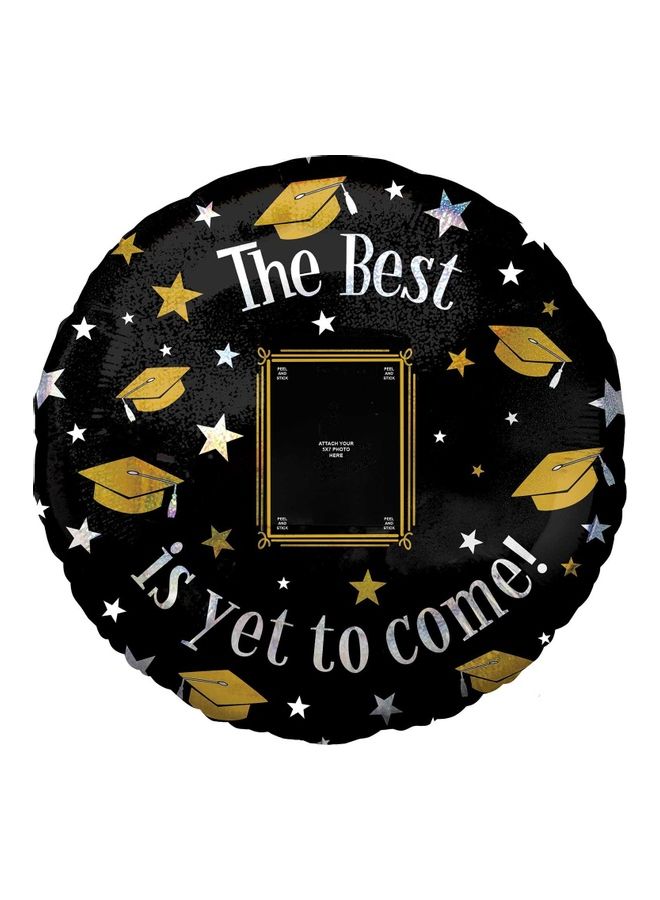 أناجرام بالون من القصدير للتخرج بتصميم عبارة "The Best Is Yet To Come"
