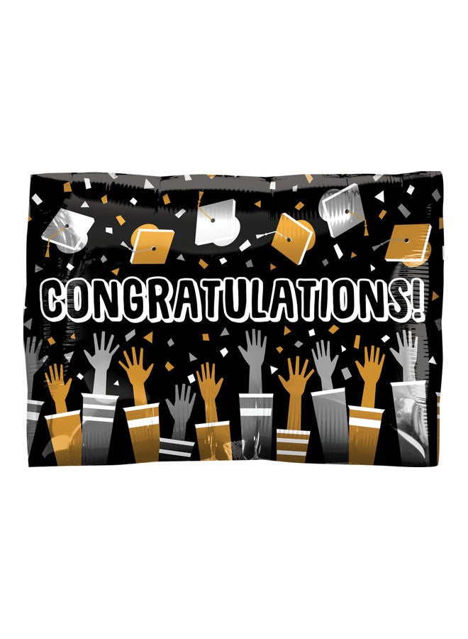Anagram Congratulations Graduation Cap Toss Themed Balloon 18inch Decorations Party Supplies 18inch