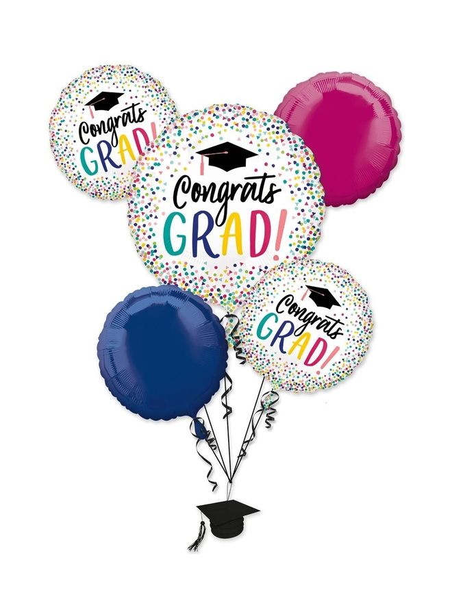 Anagram 5-Piece Graduation Themed Balloon 28x18x19inch