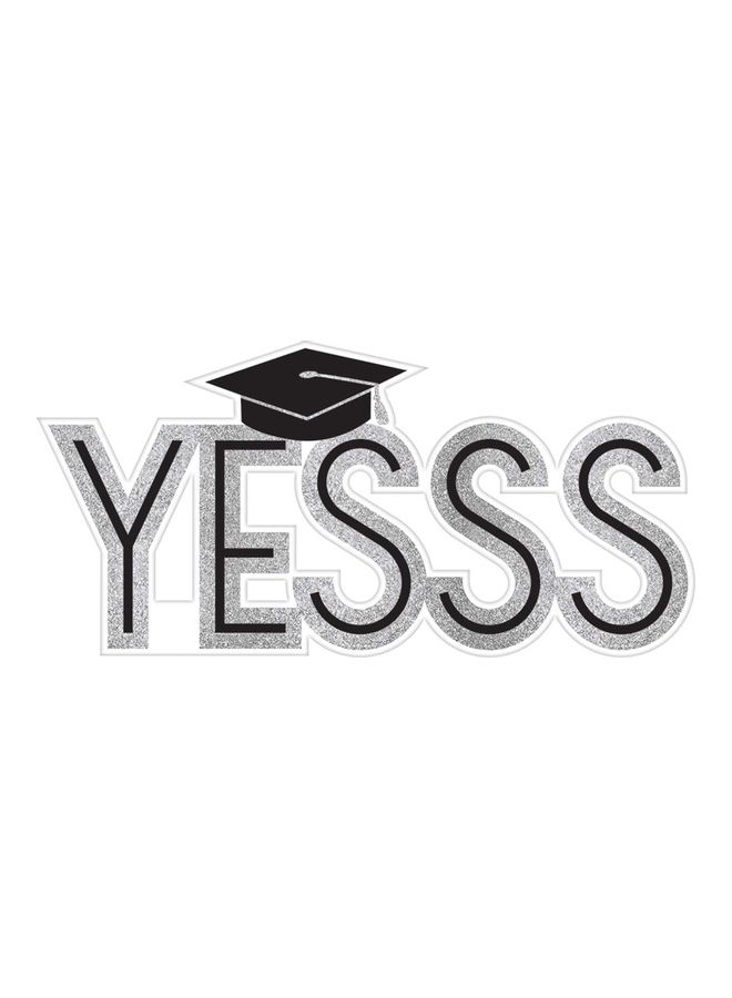 Amscan Yes Glitter Photo Prop