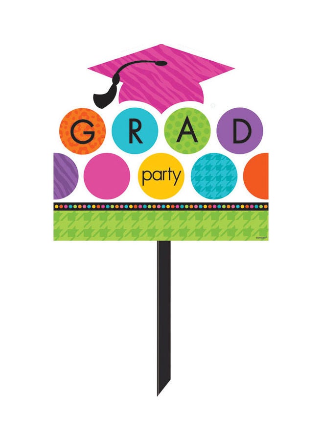 Amscan Commencement Yard Sign