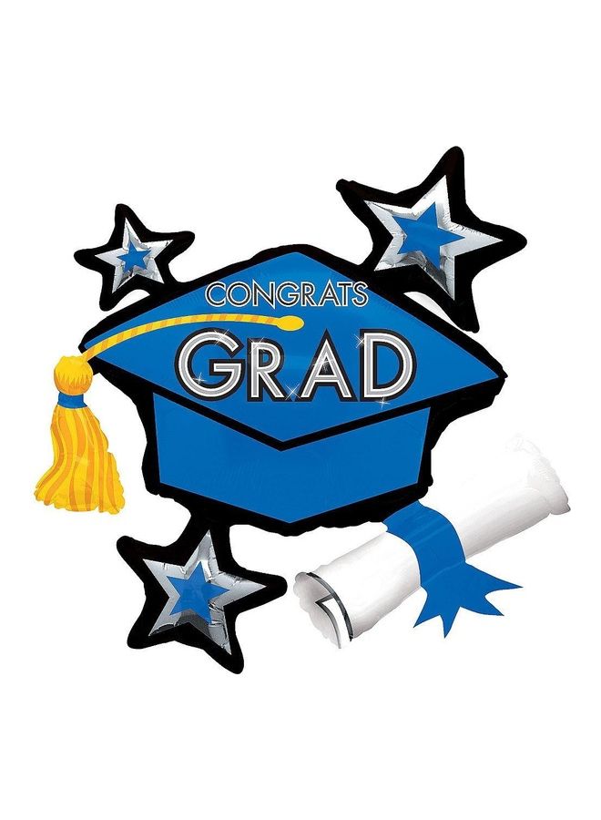 Congrats Graduation Themed Cluster Balloon Decorations Party Supplies