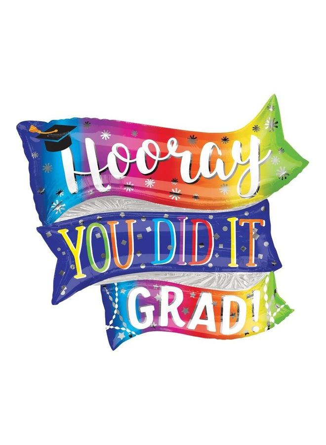 أناجرام Hooray You Did It Grad! Graduation Balloon Decorations Party Supplies