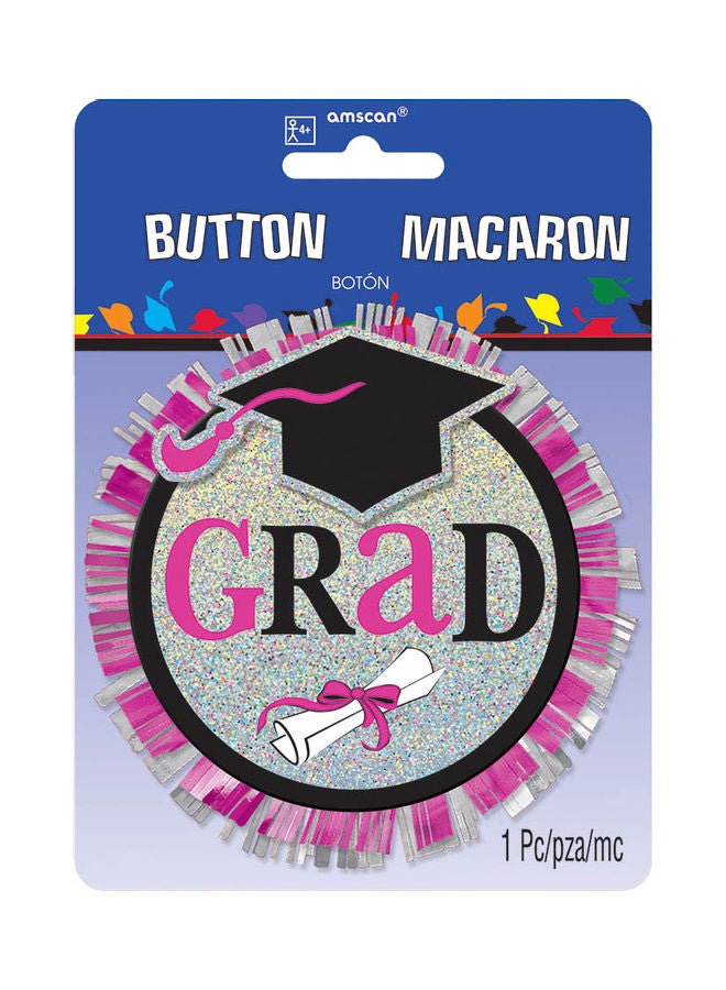 Amscan Sparkling Grad Big Button Fun