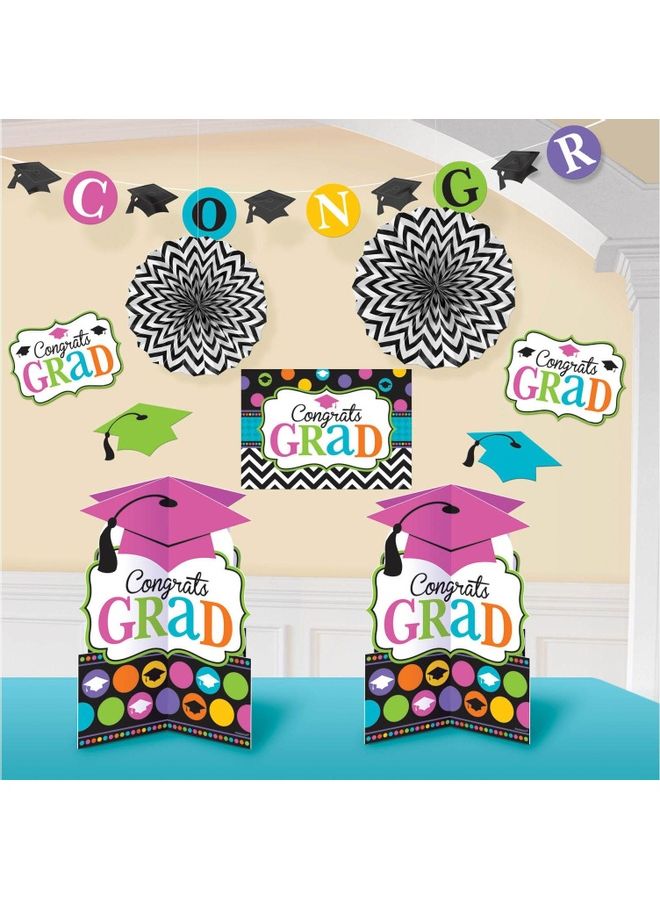 Amscan 10-Piece Graduation Dream Big Decorating Kit Graduation Party Decorations Party Supplies