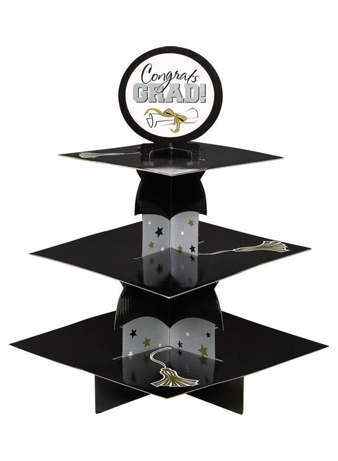 Amscan Grad Treat Stand Cardboard for Birthday Party Decorations, Party Celebration