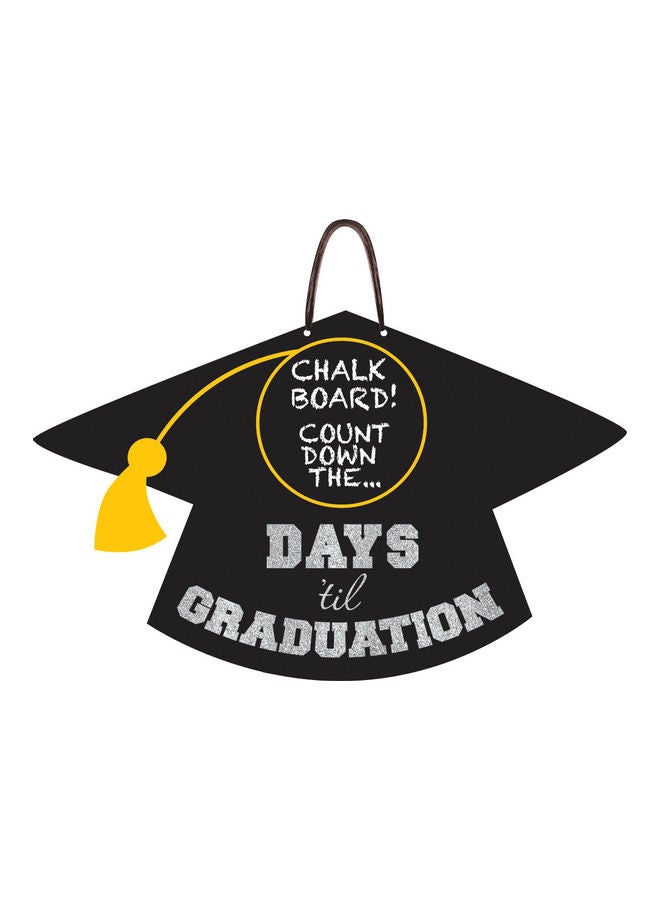 Amscan Grad Congrats Medium Glitter Sign