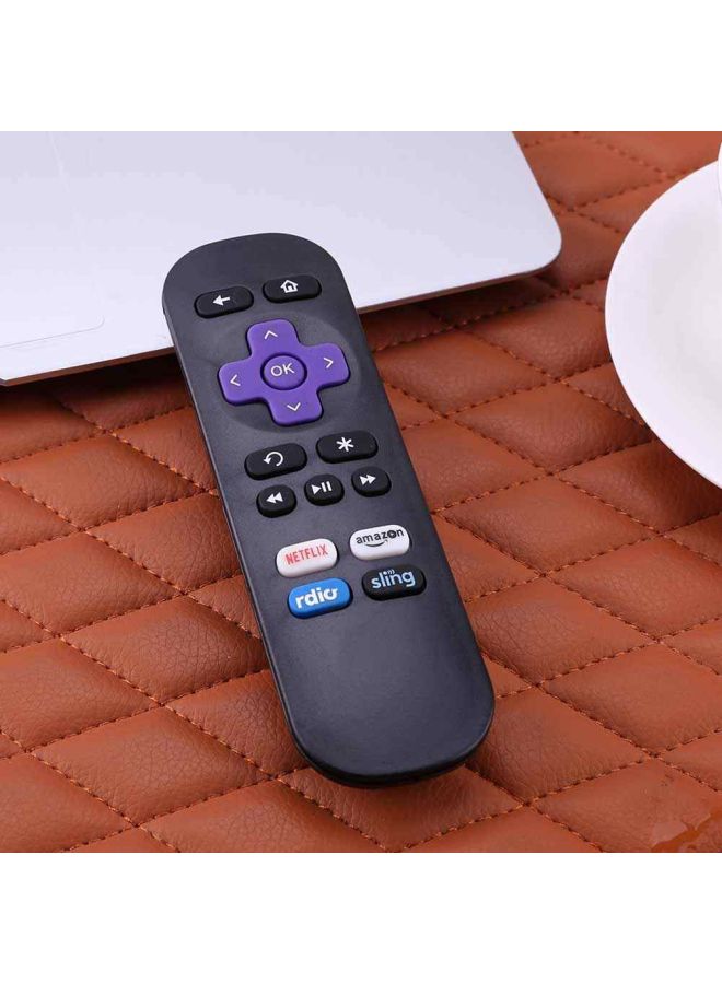 Voberry Replacement Remote For ROKU 1/ 2/ 3/ 4 LT HD XD XS Black/Purple - Image 4