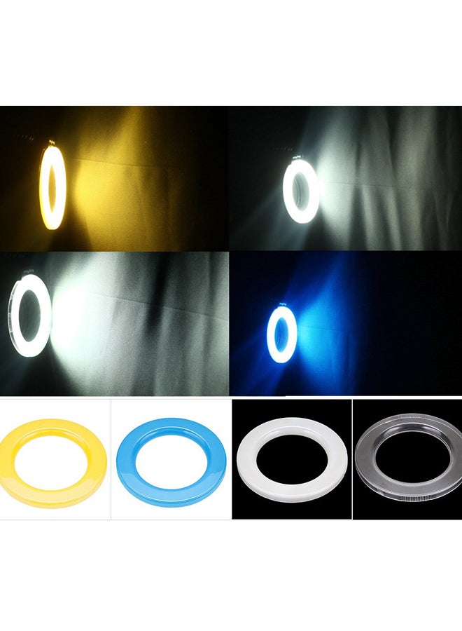 ANDOER - RF-550D 48 LED Ring Flash Light Black/White - Image 1
