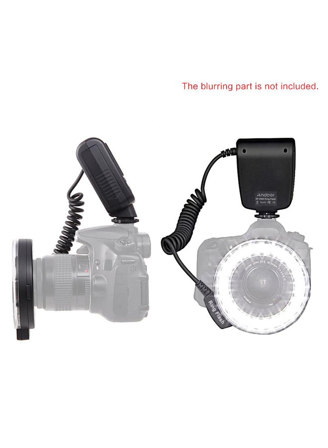 ANDOER - RF-550D 48 LED Ring Flash Light Black/White - Image 1