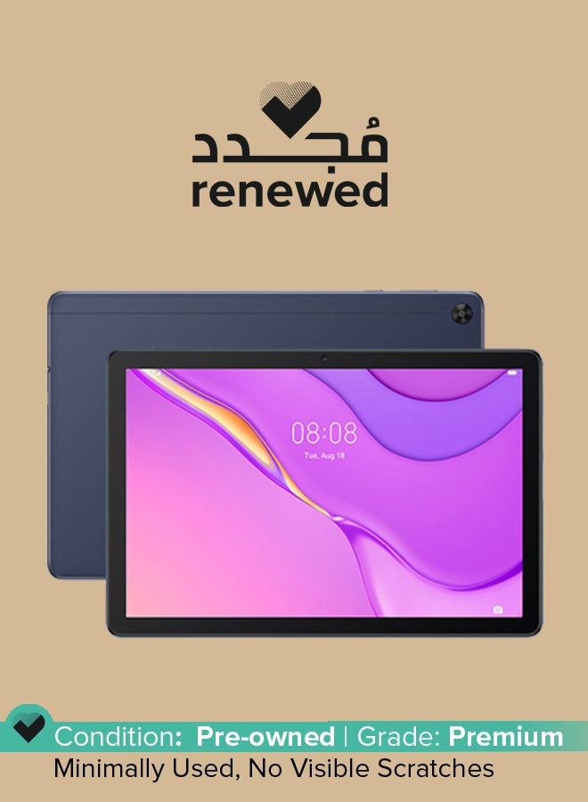 هواوي مُجدد - جهاز ميت باد T10S بشاشة مقاس 10.1 بوصات وذاكرة رام سعة 2 جيجابايت وذاكرة داخلية سعة 32 جيجابايت ويدعم تقنية الواي فاي، لون أزرق ديب سي - Image 1