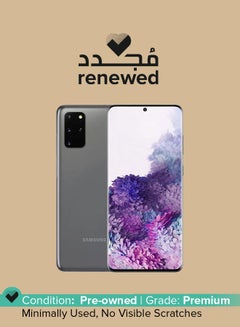 Samsung Renewed - Galaxy S20 Plus Dual SIM Cosmic Gray 12GB RAM 128GB 5G, KSA Version  - Image 1
