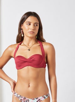 trendyol Halter Bikini Top Red  - Image 1