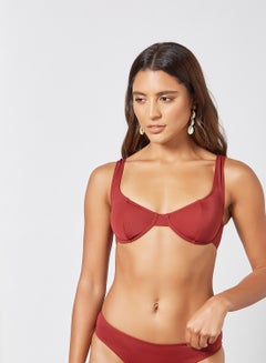 Underwire Bikini Top Brick