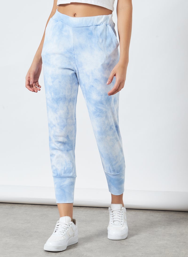 trendyol - Tie-Dye Joggers Blue - Image 1