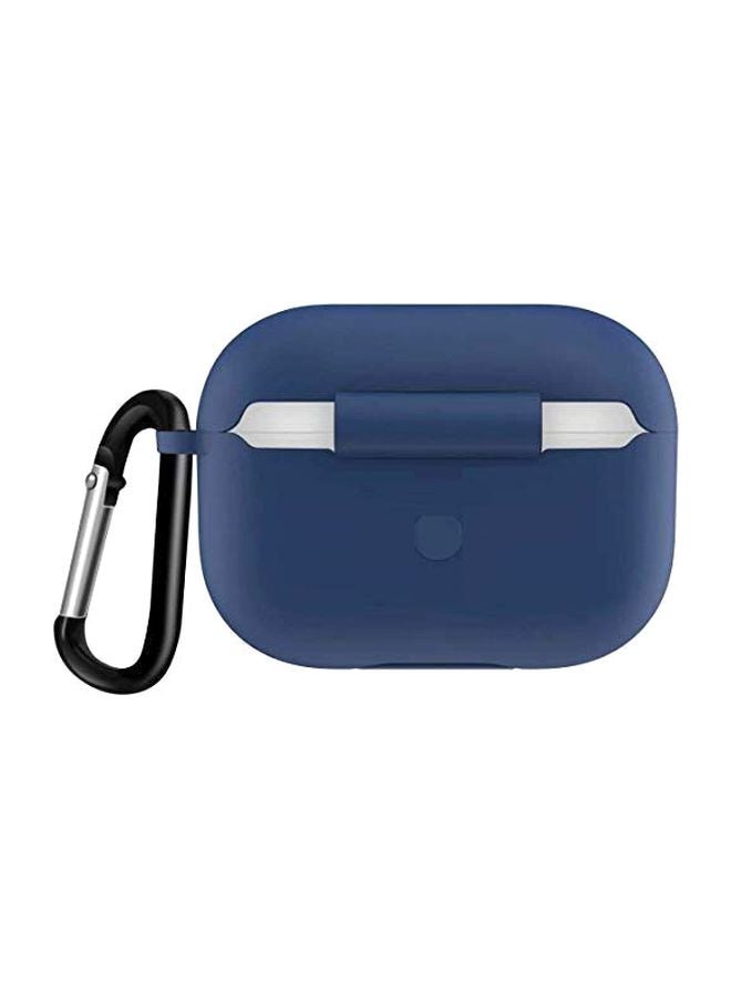 Ozone Protective Case Cover With Carabiner Hook For Apple AirPods Pro Blue  - Image 5