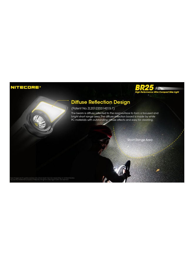 NITECORE BR25 Bike Headlight 1400 Lumen Bicycle Front Light Camping EDC Led Flashlight With 5000mah NL2150R Battery - Image 3