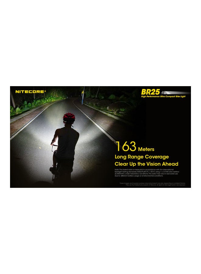 NITECORE BR25 Bike Headlight 1400 Lumen Bicycle Front Light Camping EDC Led Flashlight With 5000mah NL2150R Battery - Image 4