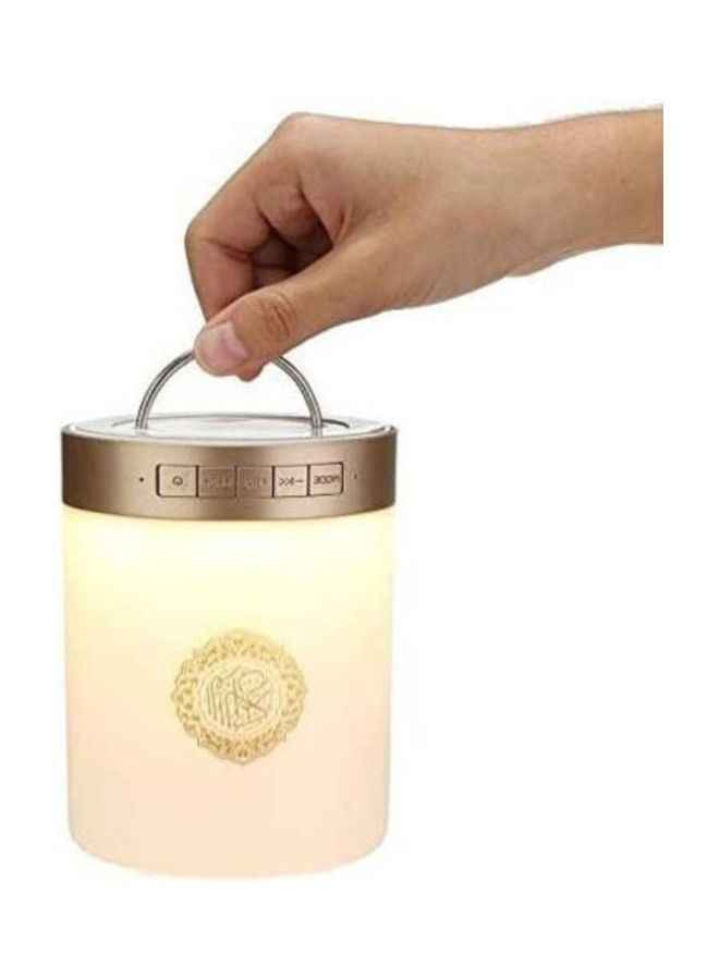HYX - Quran LED Lamp Bluetooth Speaker With Remote White - Image 1