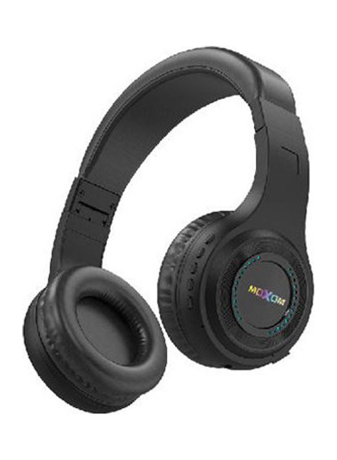 MOXOM Mx-Wl15 Bluetooth Headphones Black  - Image 1