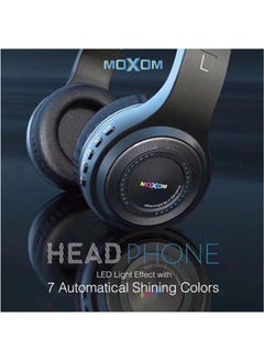 MOXOM Mx-Wl15 Bluetooth Headphones Black  - Image 3