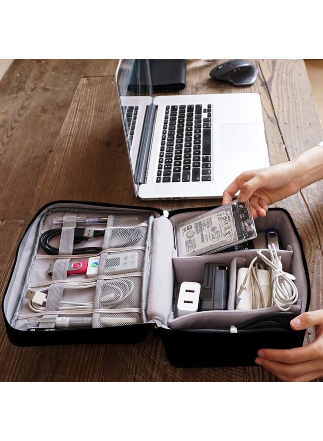 Beauenty - Portable Waterproof Finishing Gadget Holder Case Black - Image 1