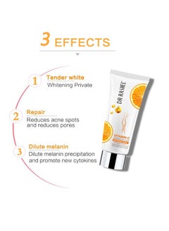 DR. RASHEL Vitamin C Privates Parts Whitening Cream White 80grams  - Image 4