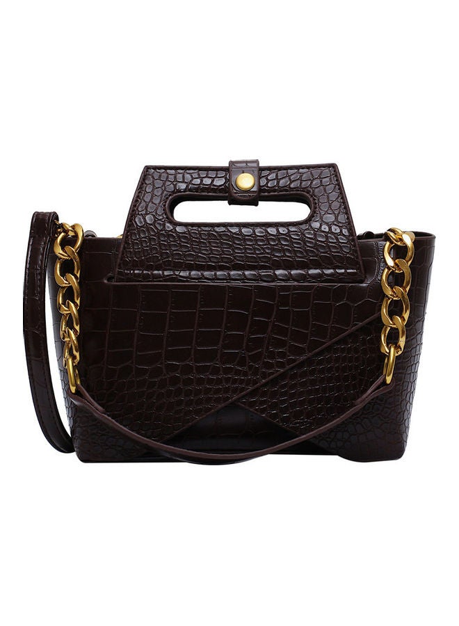 Designer Crossbody Bag Coffee  - Image 1