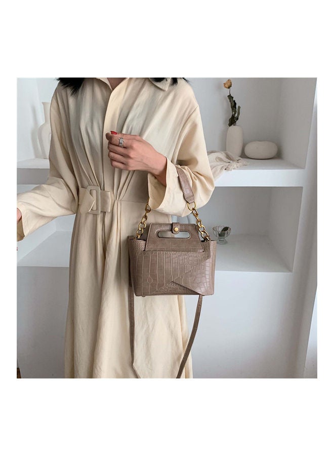 Designer Crossbody Bag Khaki  - Image 2