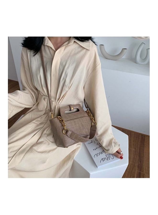 Designer Crossbody Bag Khaki  - Image 3