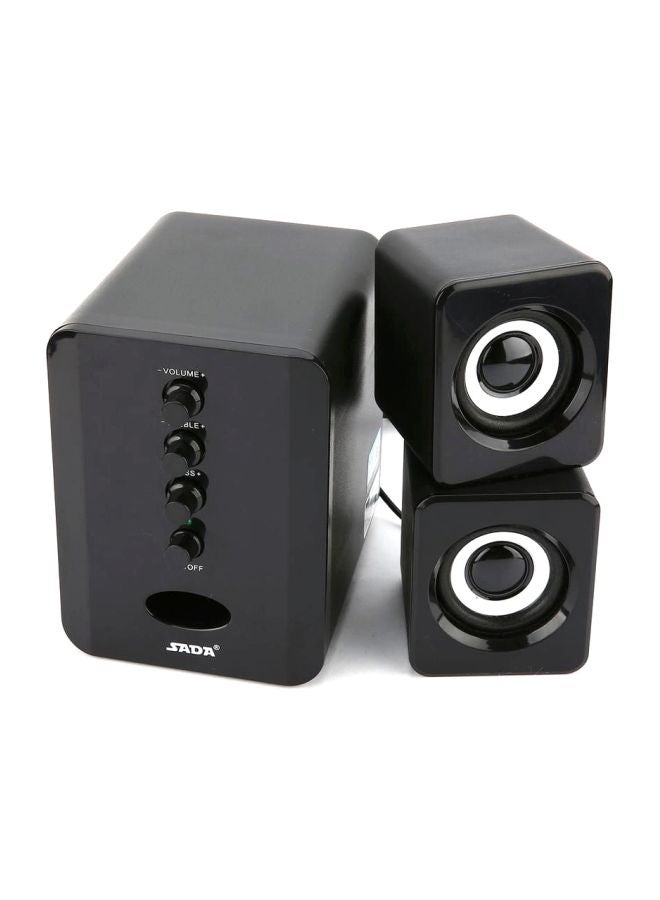 SADA - Usb Wired Speakers Black - Image 1
