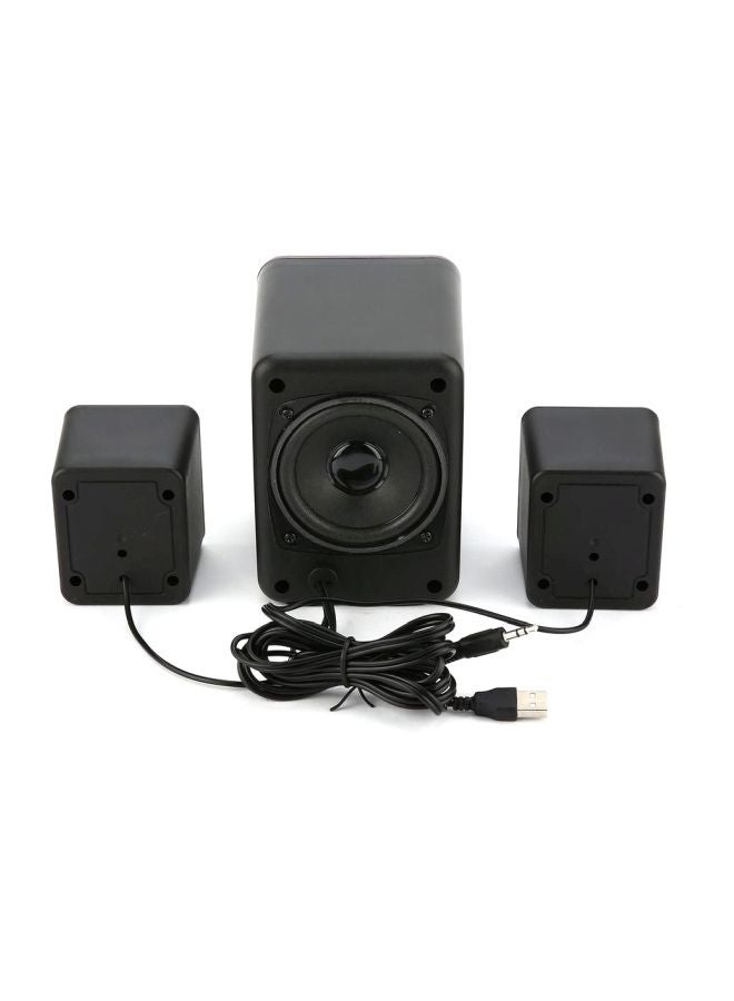 SADA - Usb Wired Speakers Black - Image 1