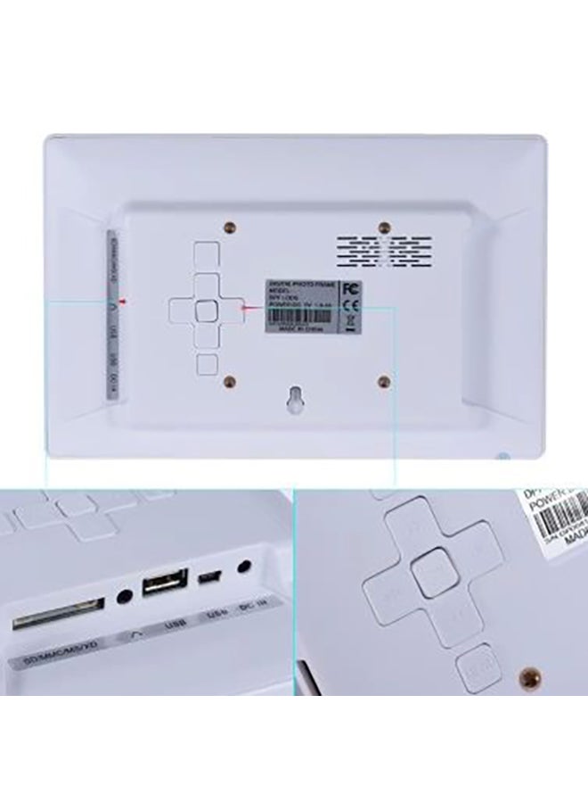 ANDOER Widescreen Digital Photo Frame White/Black  - Image 3