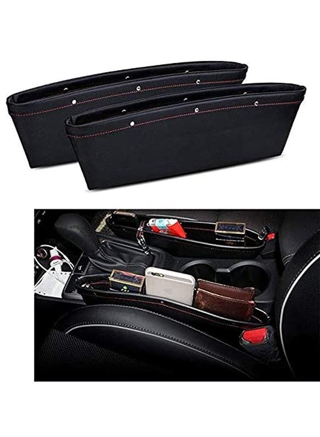 2-Piece Car Seat Gap Filler Organizer