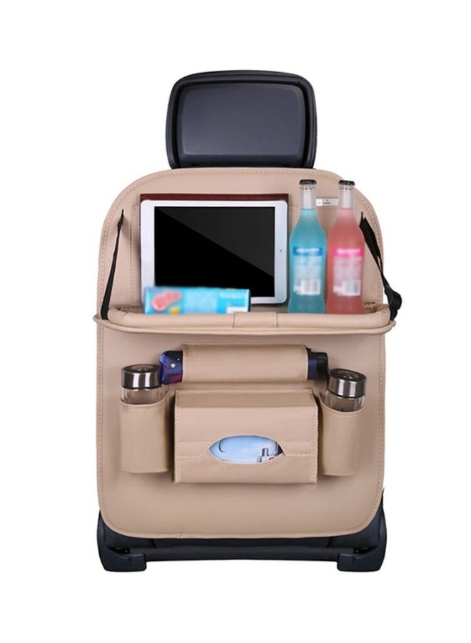 لوح تنظيم قابل للطي يُعلق في كرسي السيارة