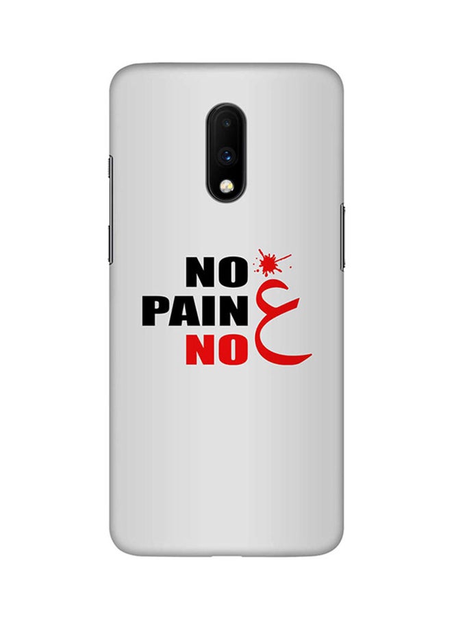 OnePlus - Slim Snap Basic Series Customized Mobile Cover For OnePlus 6T White/Black/Red - Image 1