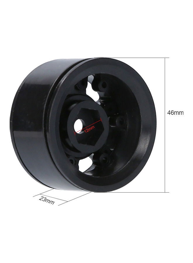 AUSTAR 4-Piece RC Wheel Rim For Pajero TF2 CC01 CC02 LC70 LC80 D90 1.55inch  - Image 2