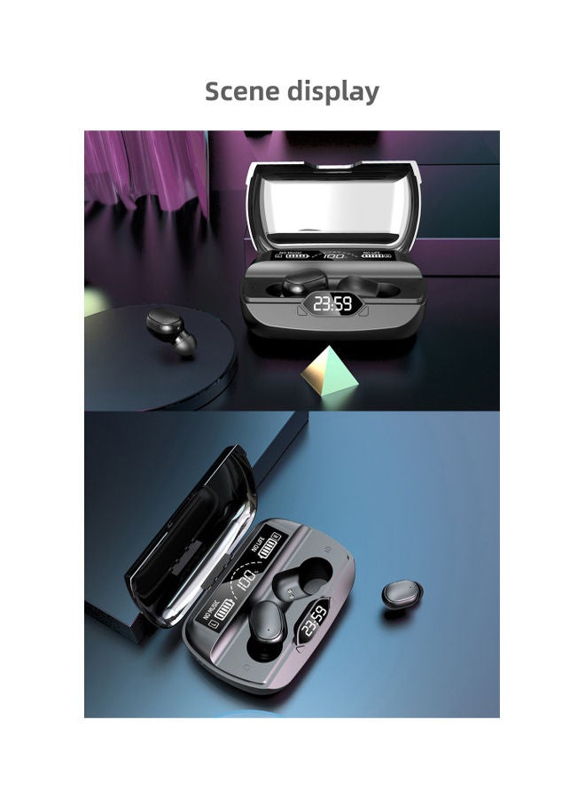 Generic - TWS Bluetooth 5.1 Wireless Earbuds Black - Image 1