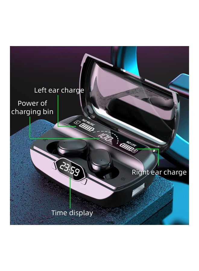 Generic - TWS Bluetooth 5.1 Wireless Earbuds Black - Image 1