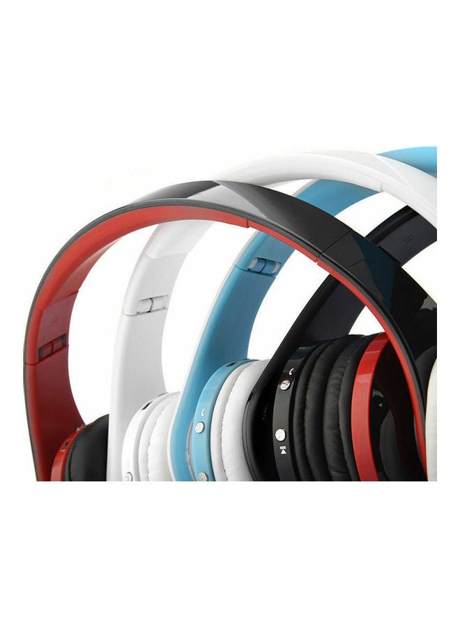 Generic - Wireless Over-Ear Headphones Black/Red - Image 1