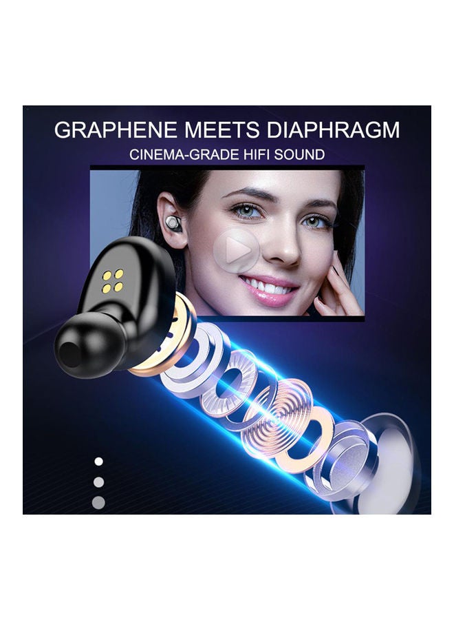 Generic - TWS Bluetooth 5.1 Wireless Earbuds Black - Image 1