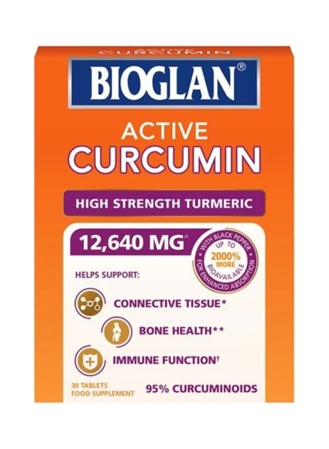 Active Curcumin High Strength Turmeric 30 Tablets