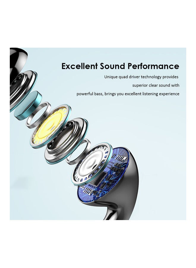Wired In-Ear Earphones With Mic Green - Image 2